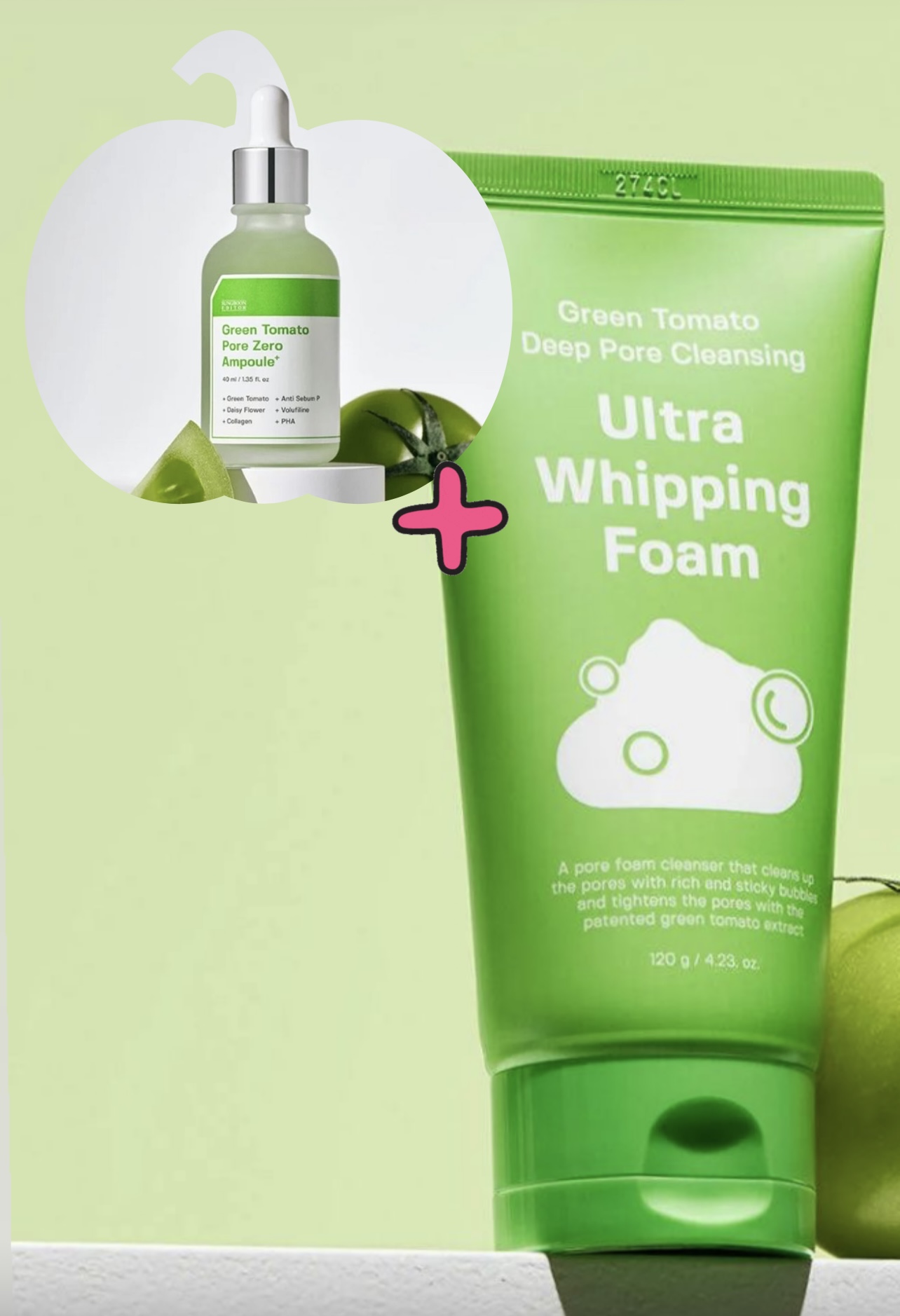 پک شوینده + سرم منافذ